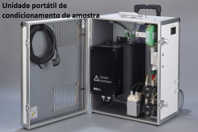Unidade portátil de condicionamento de amostra